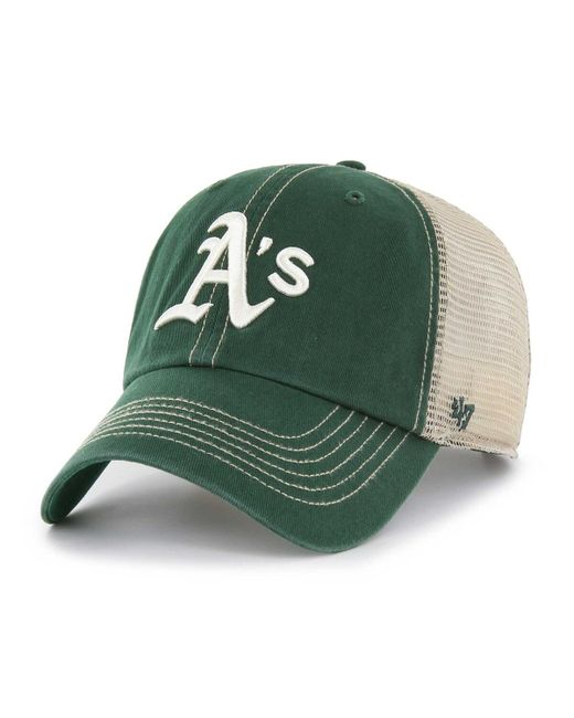 '47 Brand 47 Brand Oakland Athletics Trawler Clean Up Trucker Snapback Hat