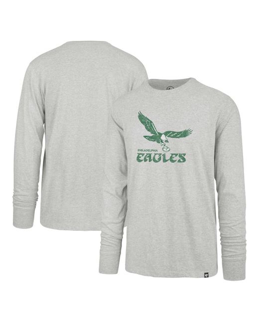'47 Brand 47 Brand Distressed Philadelphia Eagles Premier Franklin Long Sleeve T-shirt