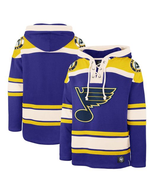 '47 Brand 47 Brand St. Louis Blues Superior Lacer Pullover Hoodie