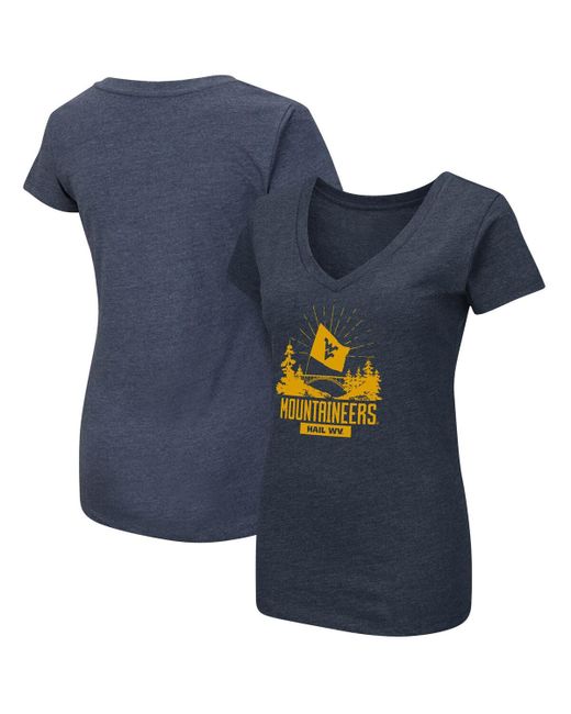 Colosseum West Virginia Mountaineers Fan V-Neck T-shirt