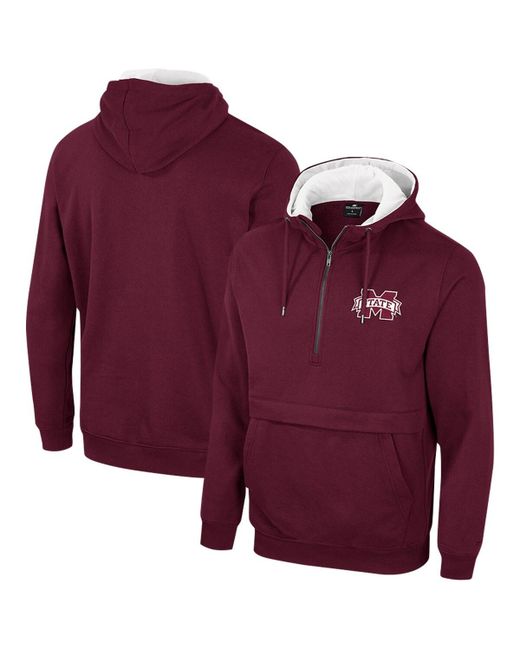 Colosseum Mississippi State Bulldogs Half-Zip Hoodie