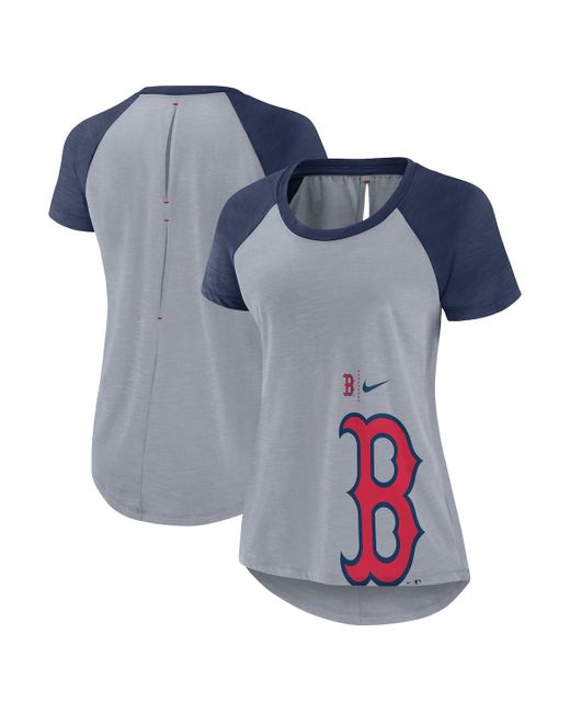 Nike Boston Red Sox Summer Breeze Raglan Fashion T-shirt
