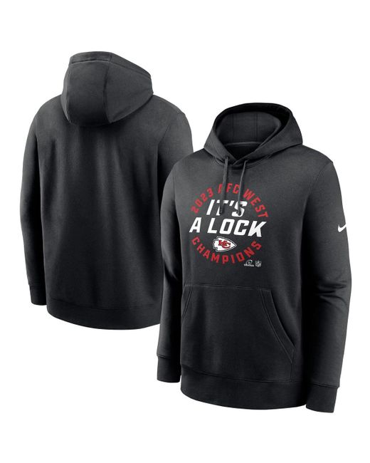Nike Kansas City Chiefs 2023 Afc West Division Champions Locker Room Trophy Collection Pullover Hoodie