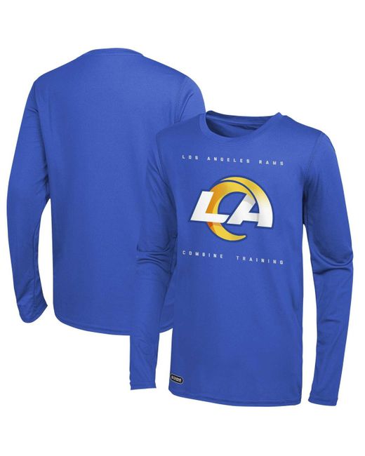 Outerstuff Los Angeles Rams Side Drill Long Sleeve T-Shirt