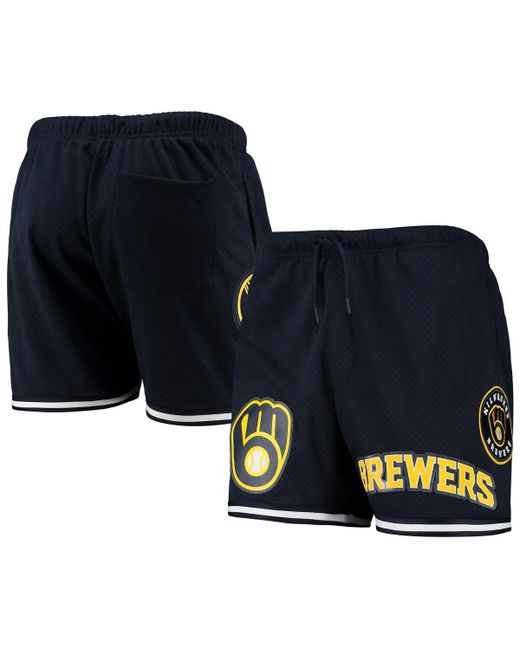 Pro Standard Milwaukee Brewers Logo Mesh Shorts