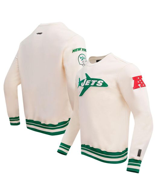 Pro Standard New York Jets Retro Classics Fleece Pullover Sweatshirt