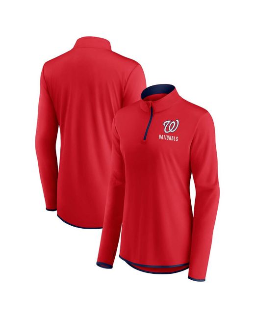 Fanatics Washington Nationals Worth The Drive Quarter-Zip Jacket
