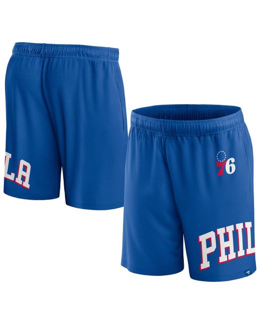 Fanatics Philadelphia 76ers Free Throw Mesh Shorts