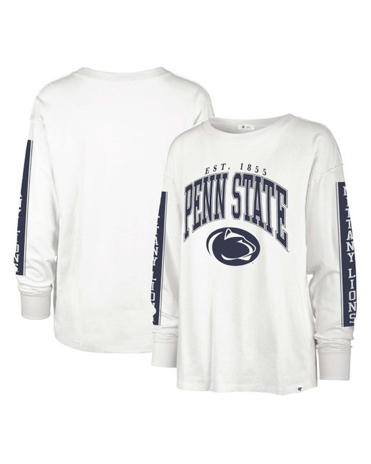 '47 Brand 47 Brand Distressed Penn State Nittany Lions Statement Soa 3-Hit Long Sleeve T-shirt
