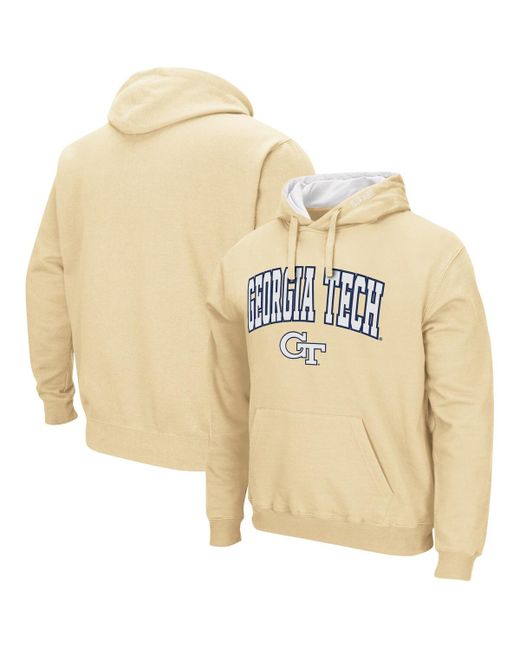 Colosseum Georgia Tech Yellow Jackets Arch and Logo Pullover Hoodie