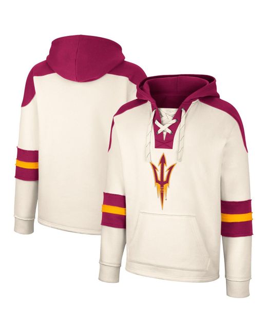 Colosseum Arizona State Sun Devils Lace-Up 4.0 Vintage-Like Pullover Hoodie
