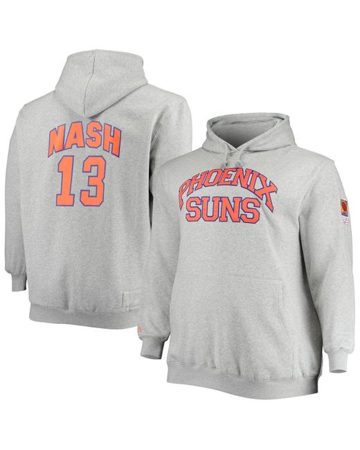 Mitchell & Ness Steve Nash Phoenix Suns Big and Tall Name Number Pullover Hoodie
