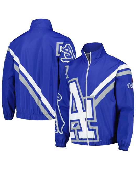Mitchell & Ness Los Angeles Dodgers Exploded Logo Warm Up Full-Zip Jacket