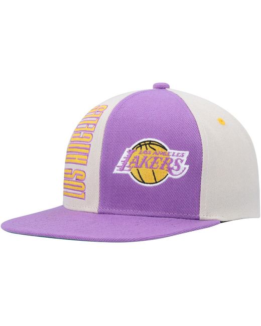 Mitchell & Ness Purple Los Angeles Lakers Hardwood Classics Pop Snapback Hat