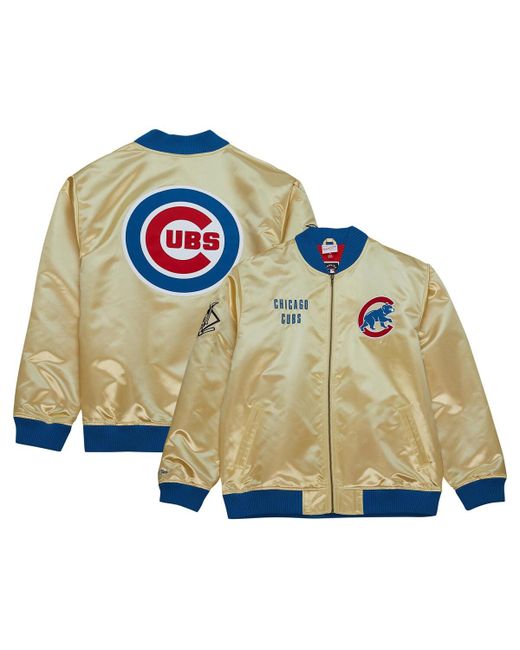 Mitchell & Ness Chicago Cubs Og 2.0 Lightweight Satin Full-Zip Jacket