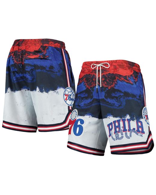 Pro Standard Philadelphia 76ers Americana Dip-Dye Shorts