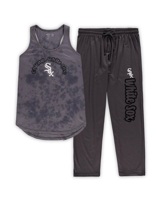 Concepts Sport Chicago White Sox Plus Jersey Tank Top and Pants Sleep Set