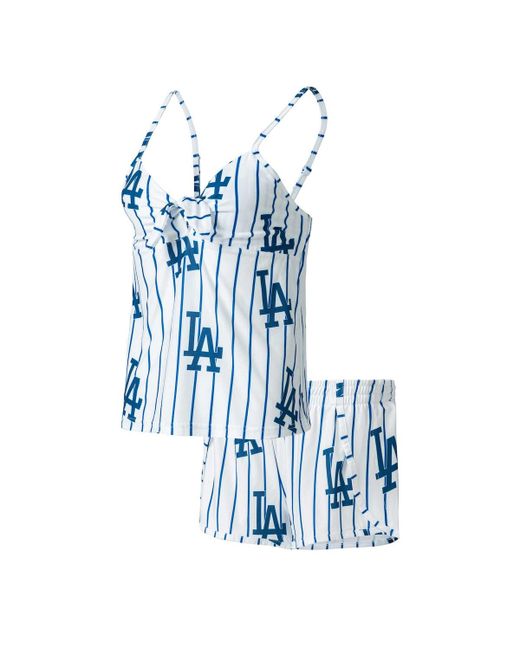 Concepts Sport Los Angeles Dodgers Reel Allover Print Tank Top and Shorts Sleep Set