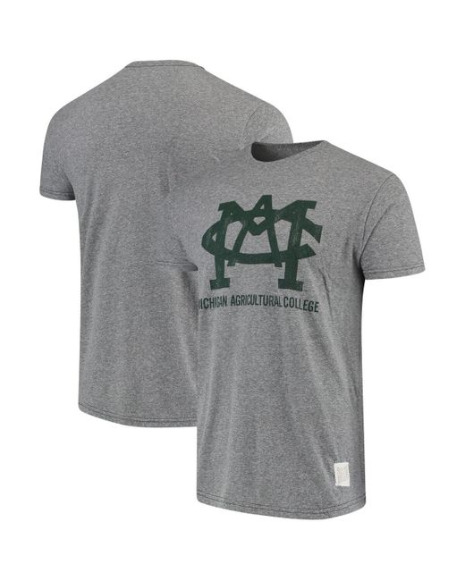 Original Retro Brand Michigan State Spartans Agricultural College Tri-Blend Vintage-Like T-shirt