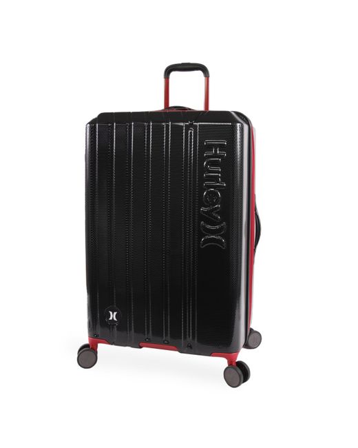 Hurley Swiper 29 Hardside Spinner Suitcase Red