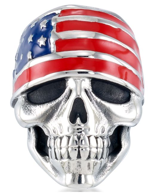 Andrew Charles By Andy Hilfiger Enamel Skull Ring