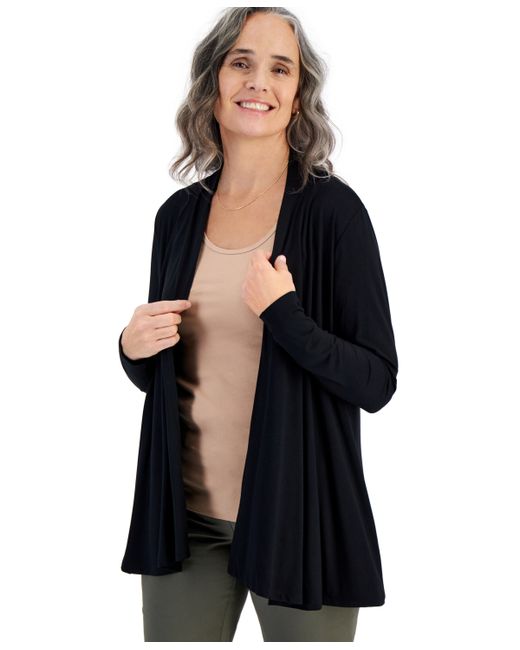 Style & Co Open-Front Knit Cardigan Created for