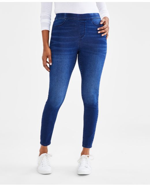 Style & Co Womens Mid-Rise Pull-On Jeggings Created for