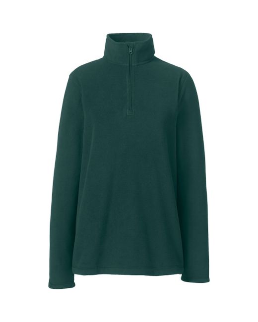 Lands' End School Uniform Lightweight Fleece Quarter Zip Pullover