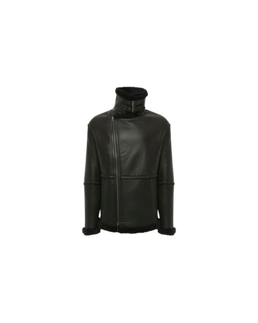 Furniq Uk Fashion Leather Jacket Wool