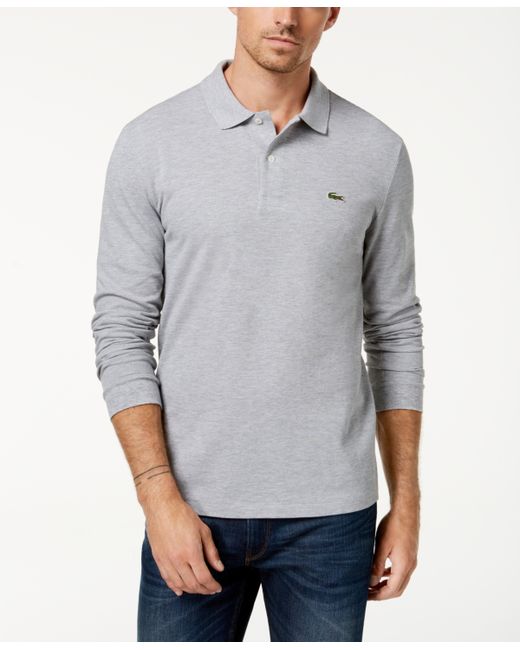 Lacoste Classic Fit Long-Sleeve L.12.12 Polo Shirt