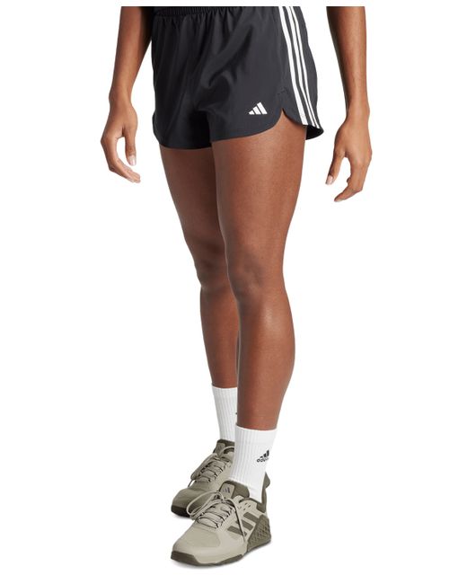 Adidas Pacer Training 3-Stripes Shorts white