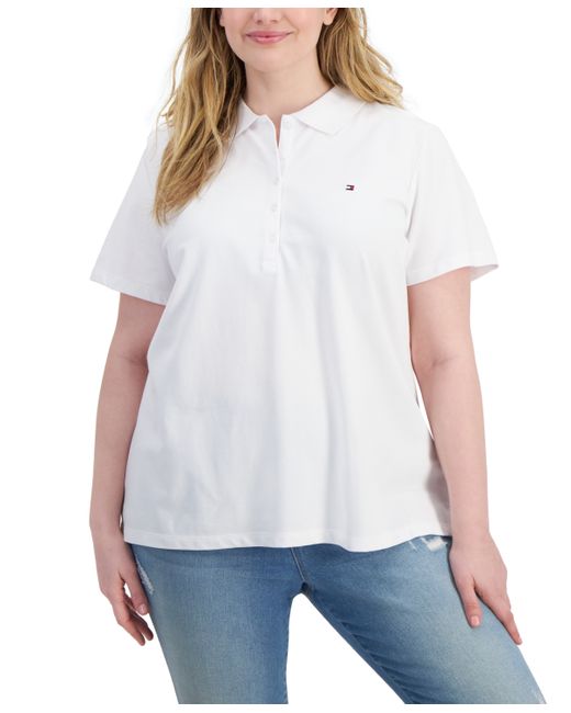 Tommy Hilfiger Plus Short-Sleeve Polo Shirt