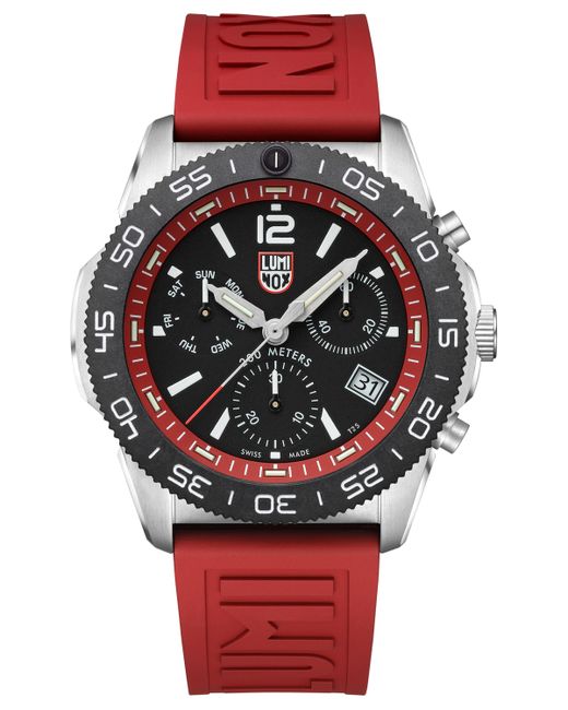 Luminox Swiss Chronograph Pacific Diver Rubber Strap Watch 44mm