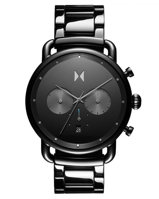 Mvmt Chronograph Blacktop Ceramic Bracelet Watch 47mm