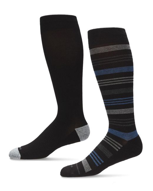 Memoi 2 Pack Sock Set Blue