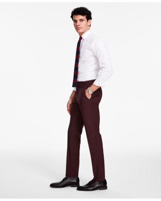 Bar III Slim-Fit Solid Suit Pant Created for