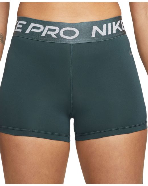 Nike Pro 3 Mid-Rise Shorts metallic