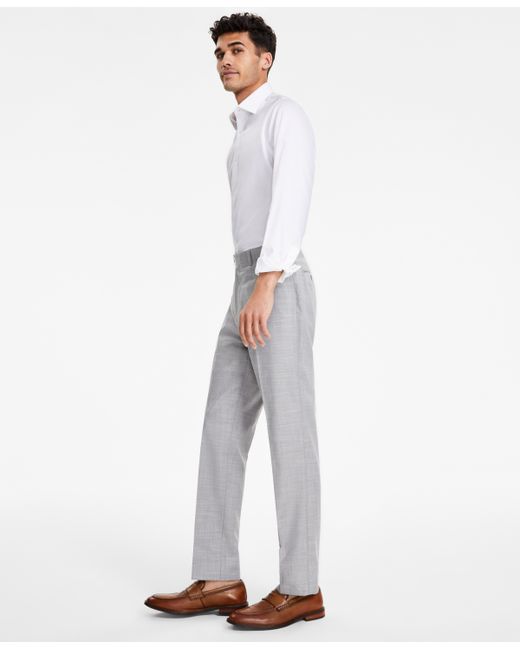 Calvin Klein Slim-Fit Sharkskin Pants