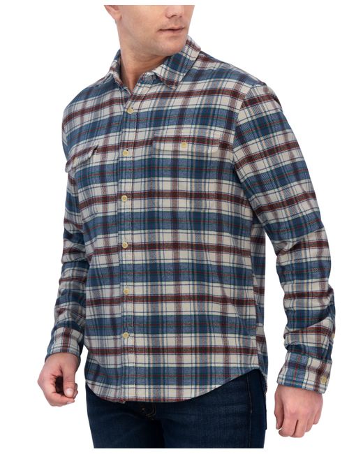 Lucky Brand Plaid Cloud Soft Long-Sleeve Flannel Shirt