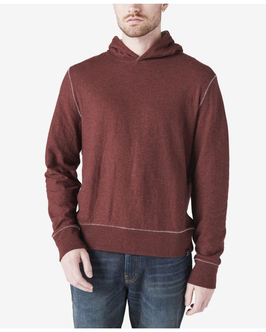 Lucky Brand Classic Duofold Hooded Sweatshirt