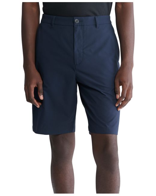Calvin Klein Slim Fit Refined Stretch Flat Front 9 Performance Shorts
