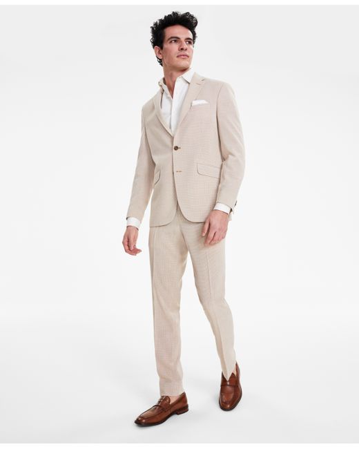 Kenneth Cole REACTION Slim-Fit Mini-Houndstooth Suit