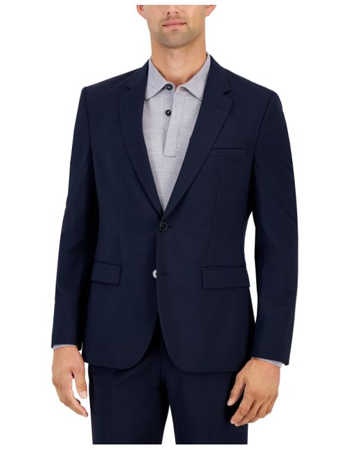 Hugo Boss by Boss Modern-Fit Solid Wool-Blend Suit Jacket