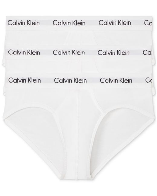 Calvin Klein 3-Pack Cotton Stretch Briefs Underwear