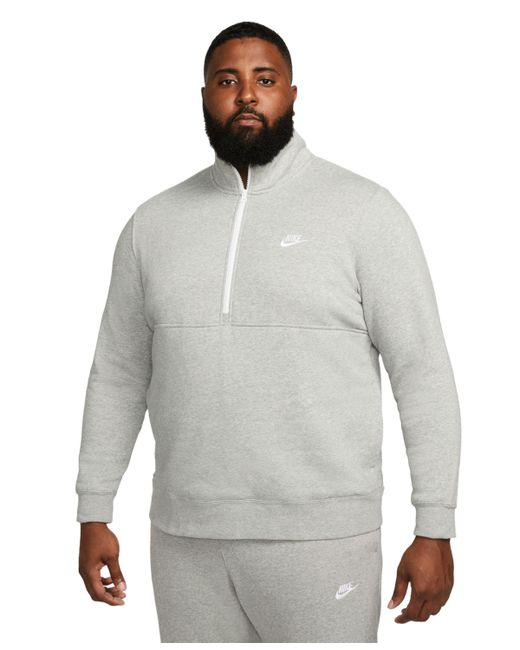 Nike Sportswear Club Brushed Back Half-Zip Pullover