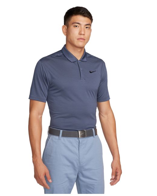 Nike Relaxed Fit Core Dri-fit Short Sleeve Golf Polo Shirt midnight Navy/black