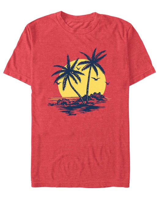 Fifth Sun Generic Additude Palms Short Sleeves T-shirt