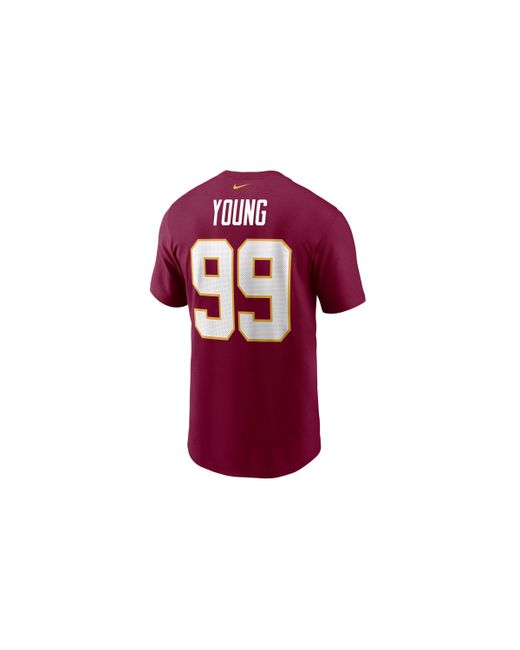 Nike Washington Football Team Pride Name and Number Wordmark T-Shirt Young