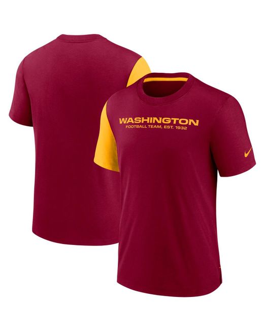 Nike Gold Washington Football Team Pop Performance T-shirt