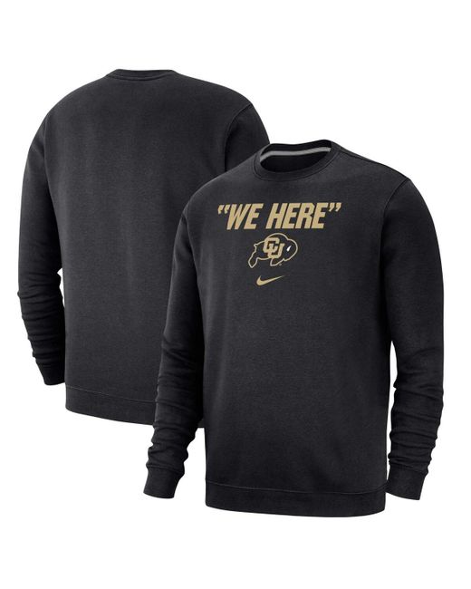Nike Colorado Buffaloes We Here Club Fleece Pullover Sweatshirt